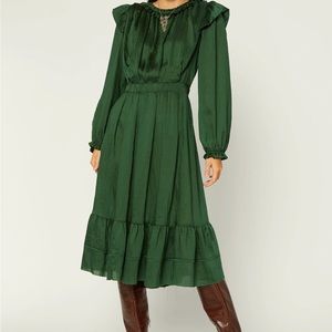 Brand new Current Air Ruffled MIDI dress
